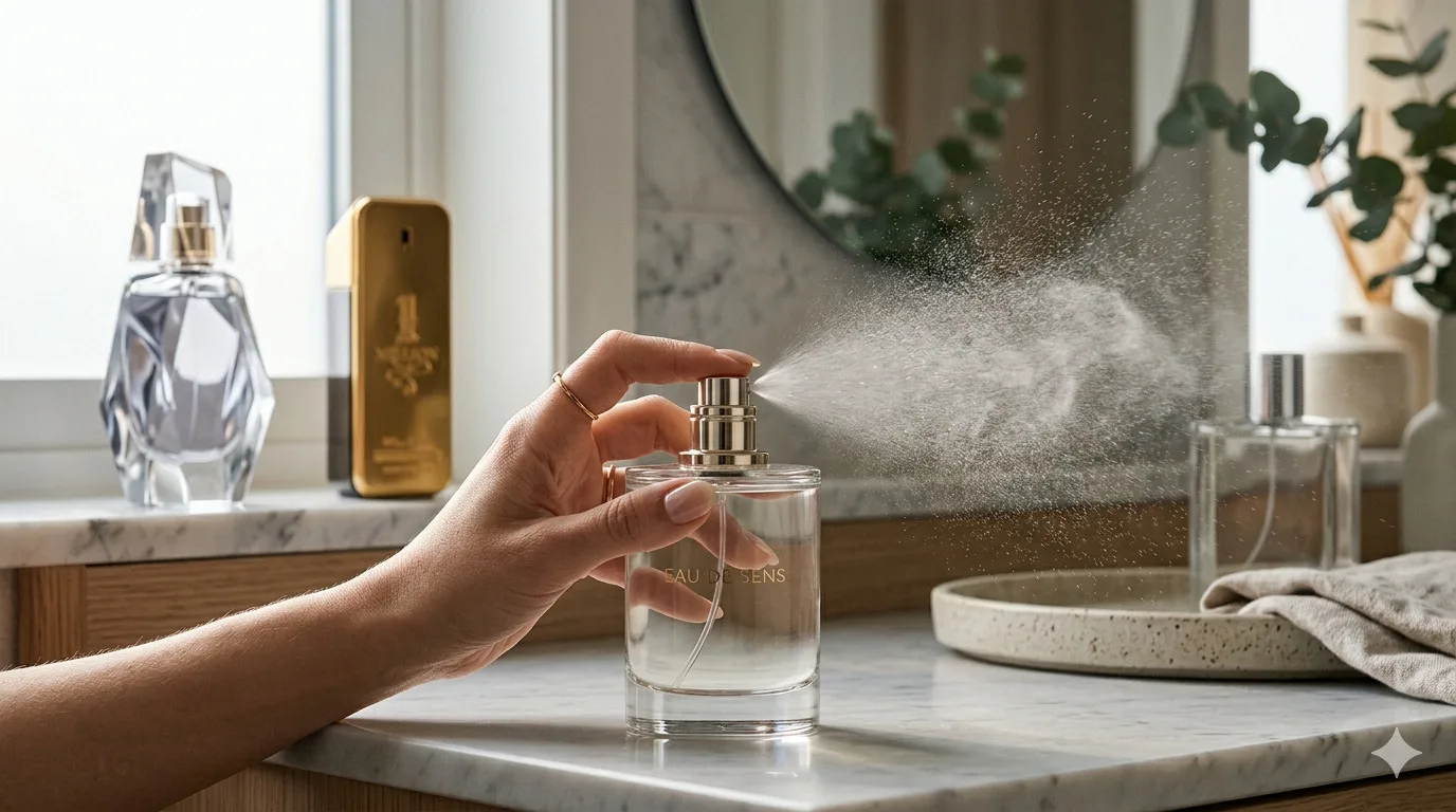 Slide Como o Design do Borrifador Influencia a Experiência de Uso do Seu Perfume (e Por Que Você Provavelmente Nunca Percebeu)